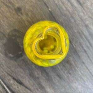 Henrietta Glass Circle of Friends vase, yellow